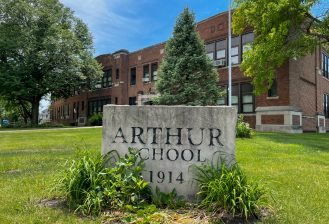 exterior of arthur elementary school