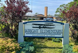 exterior of wright elementary school