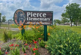 exterior of pierce elementary school