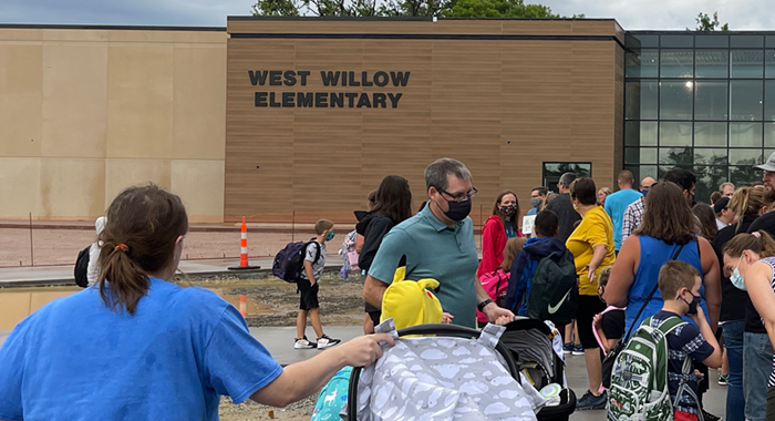 First day of school at West Willow