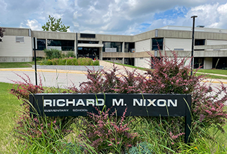 exterior of Nixon Elementary School
