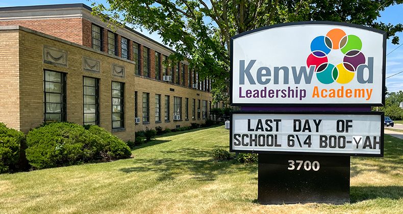 exterior of kenwood leadership academy