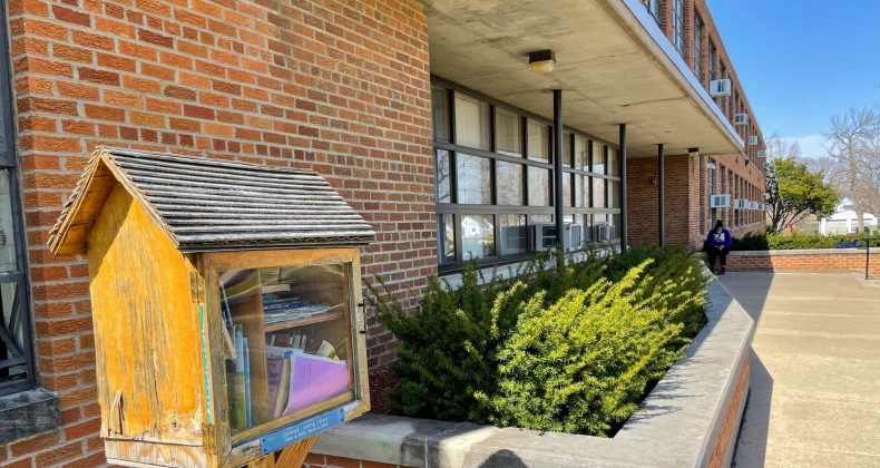 little free library at cleveland elementary school