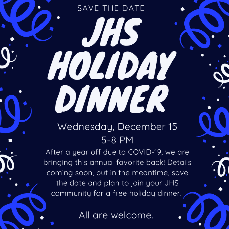 JHS Holiday dinner 2021