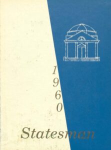 1960 Statesman Yearbook cover