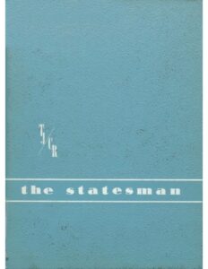 1964 Statesman Yearbook cover