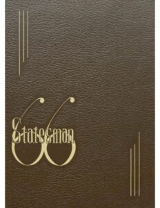 1966 Statesman Yearbook cover