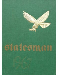 1967 Statesman Yearbook cover
