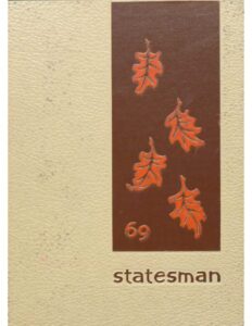 1969 Statesman Yearbook cover