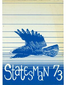 1973 Statesman Yearbook cover
