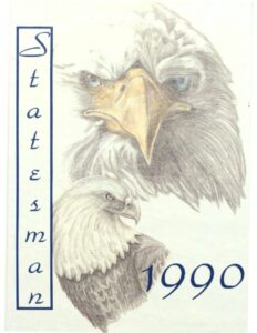 1990 Statesman Yearbook cover