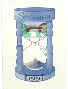 1991 Statesman Yearbook cover