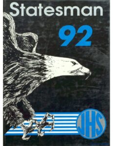 1992 Statesman Yearbook cover