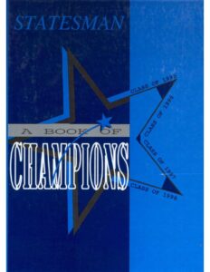 1995 Statesman Yearbook cover