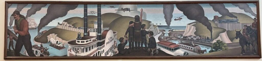 Transportation Mural at ELSC