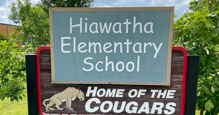 Hiawatha Sign