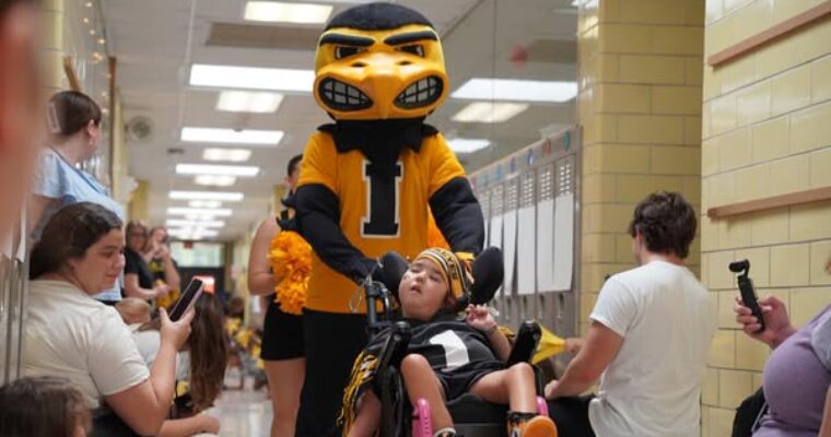 Gwendolyn Kid Captain for U of Iowa