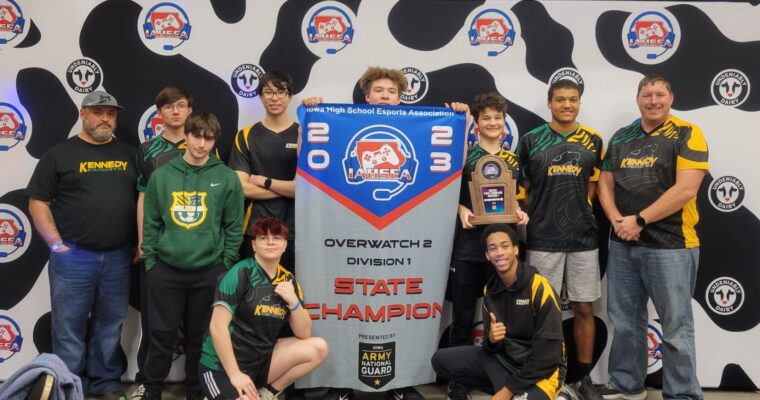 The Kennedy Esports team has won the state championship!