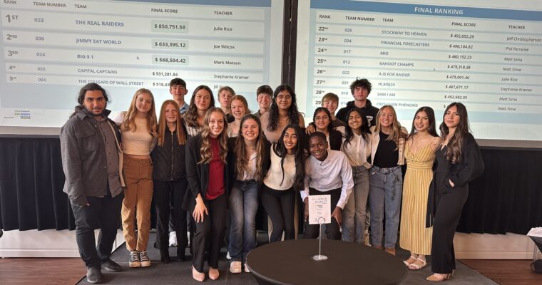 Kennedy students take part in the stock market challenge