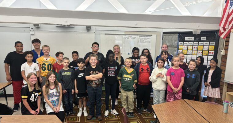 Jersey Day at Nixon to celebrate Kennedy Homecoming week