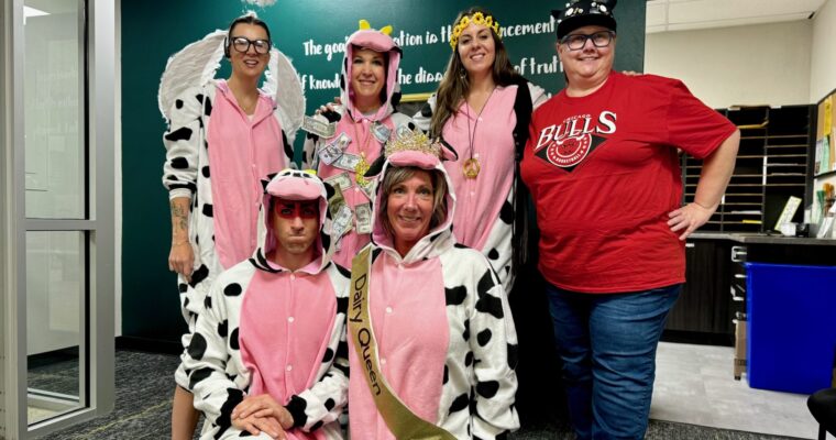 Cows are taking over the office!