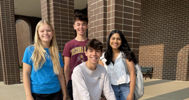National Honor Society officers