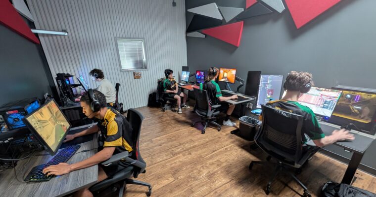 The Valorant team competes at the National Championships