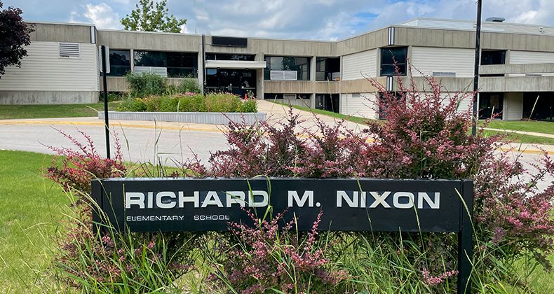 exterior of nixon elementary school