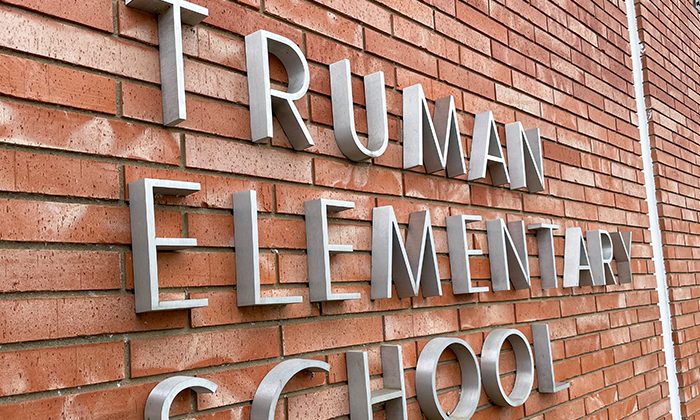 Truman elementary sign