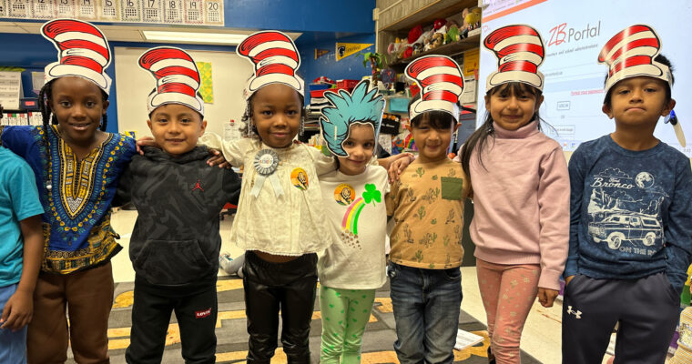 Students celebrate Cat in the Hat