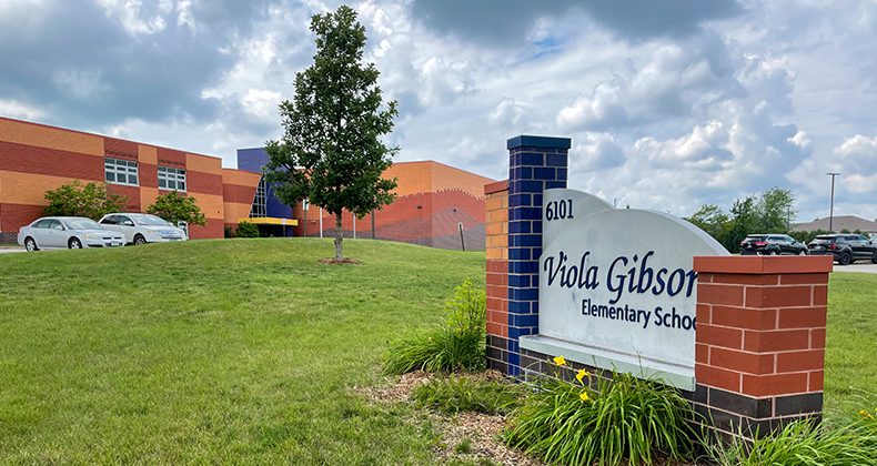 exterior of viola gibson elementary school