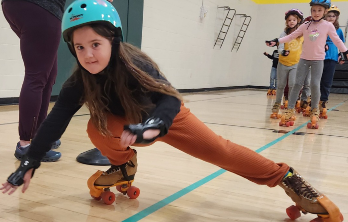 Viola Gibson roller skating 2023