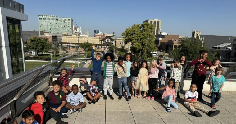 1st Grade rooftop picture