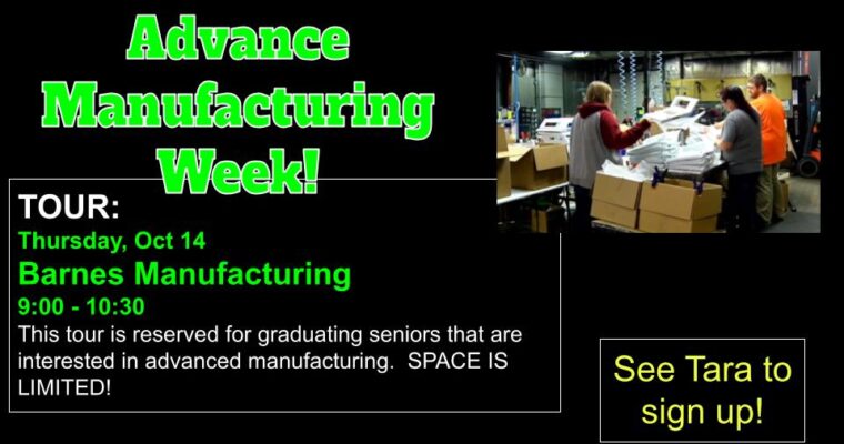 Advanced Manufacturing Week: Barnes Manufacturing Tour