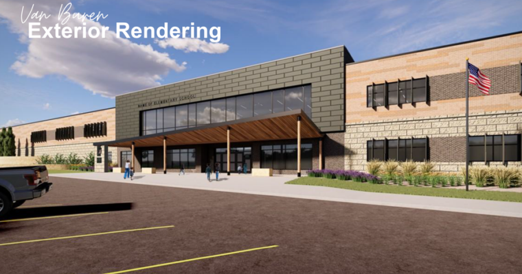 Architect rendering Van Buren outside