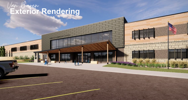Architect rendering Van Buren outside