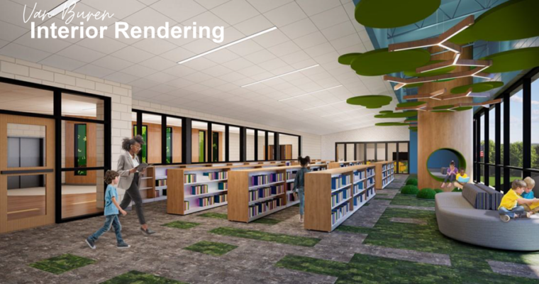 Architect rendering Van Buren interior