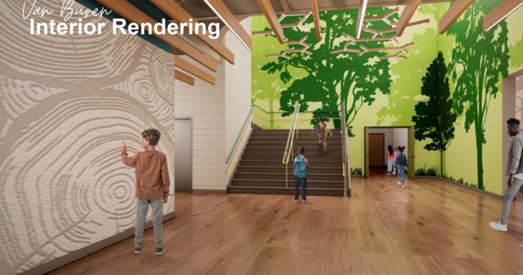 Architect rendering Van Buren interior