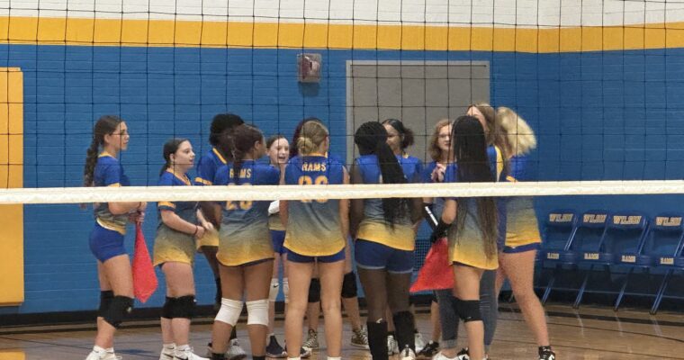 Wilson team meeting during a timeout